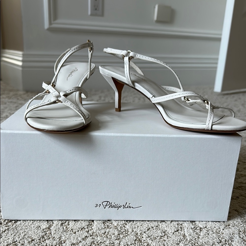 HOST PICK ⭐️⭐️ 3.1 Phillip Lim White Strappy Sandals